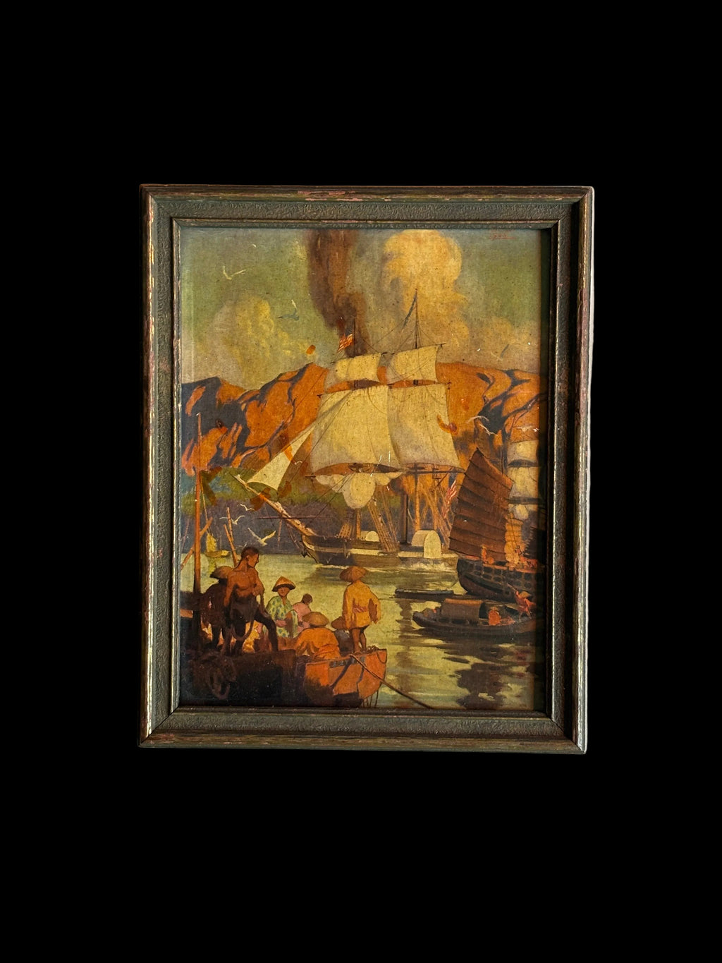 Antique Nautical Print Set