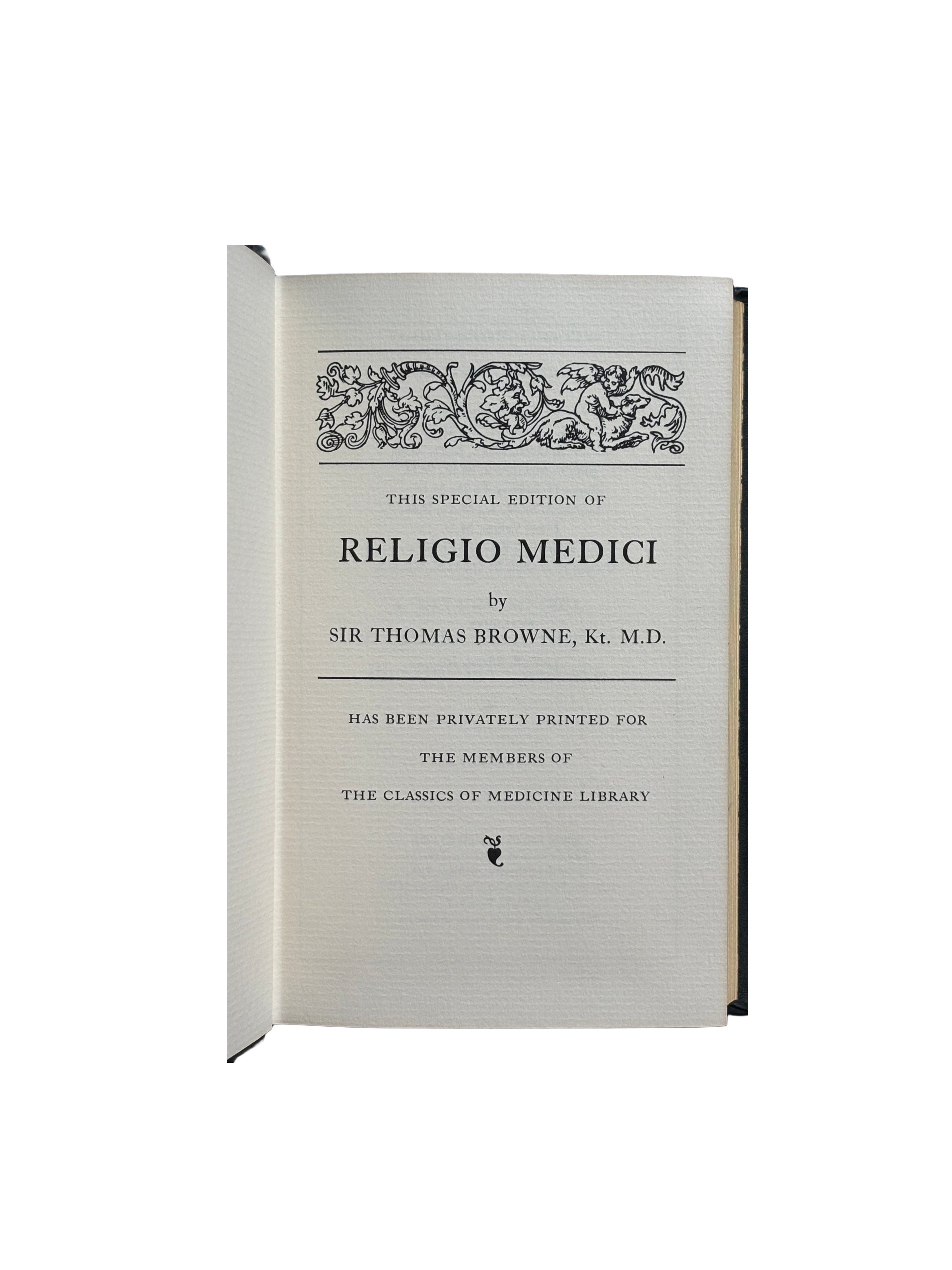 Religio Medici by Sir Thomas Browne