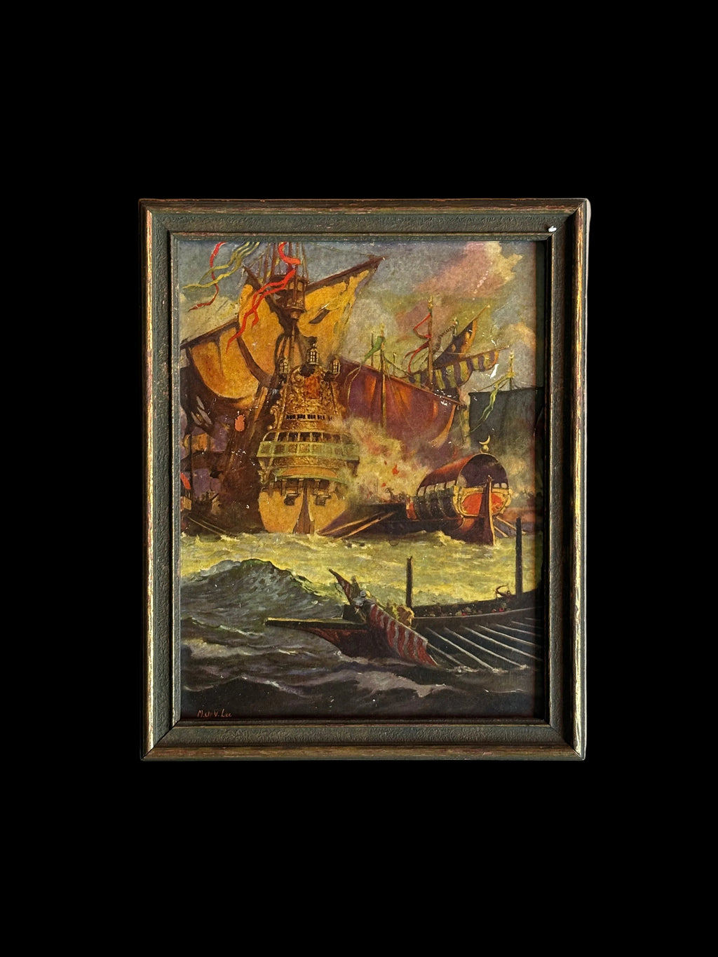 Antique Nautical Print Set