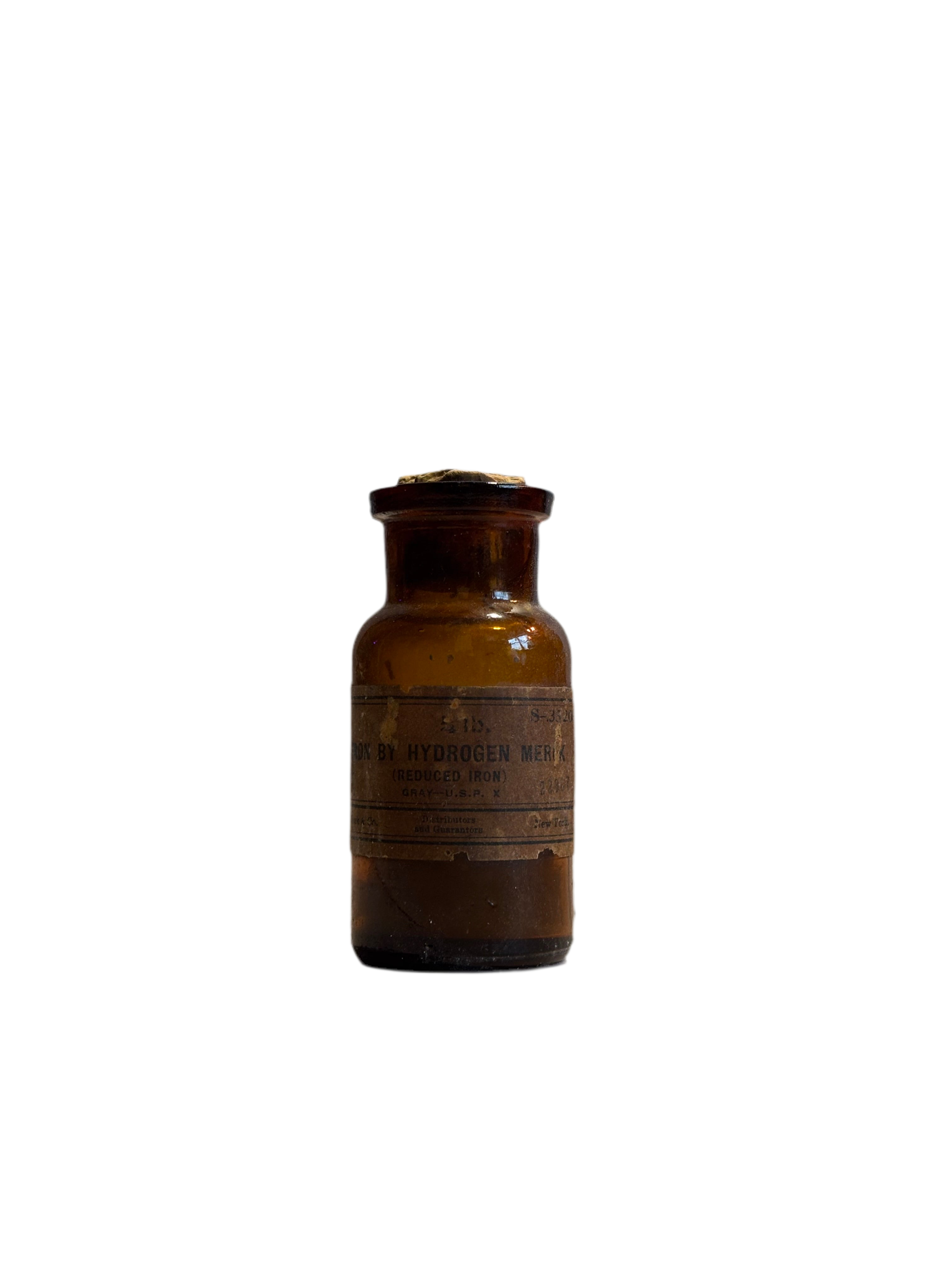 Antique Iron Supplement Bottle