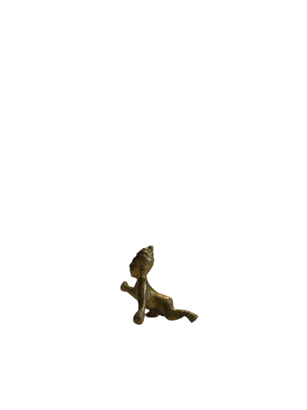 Vintage Brass Lord Krishna Ladoo Gopal