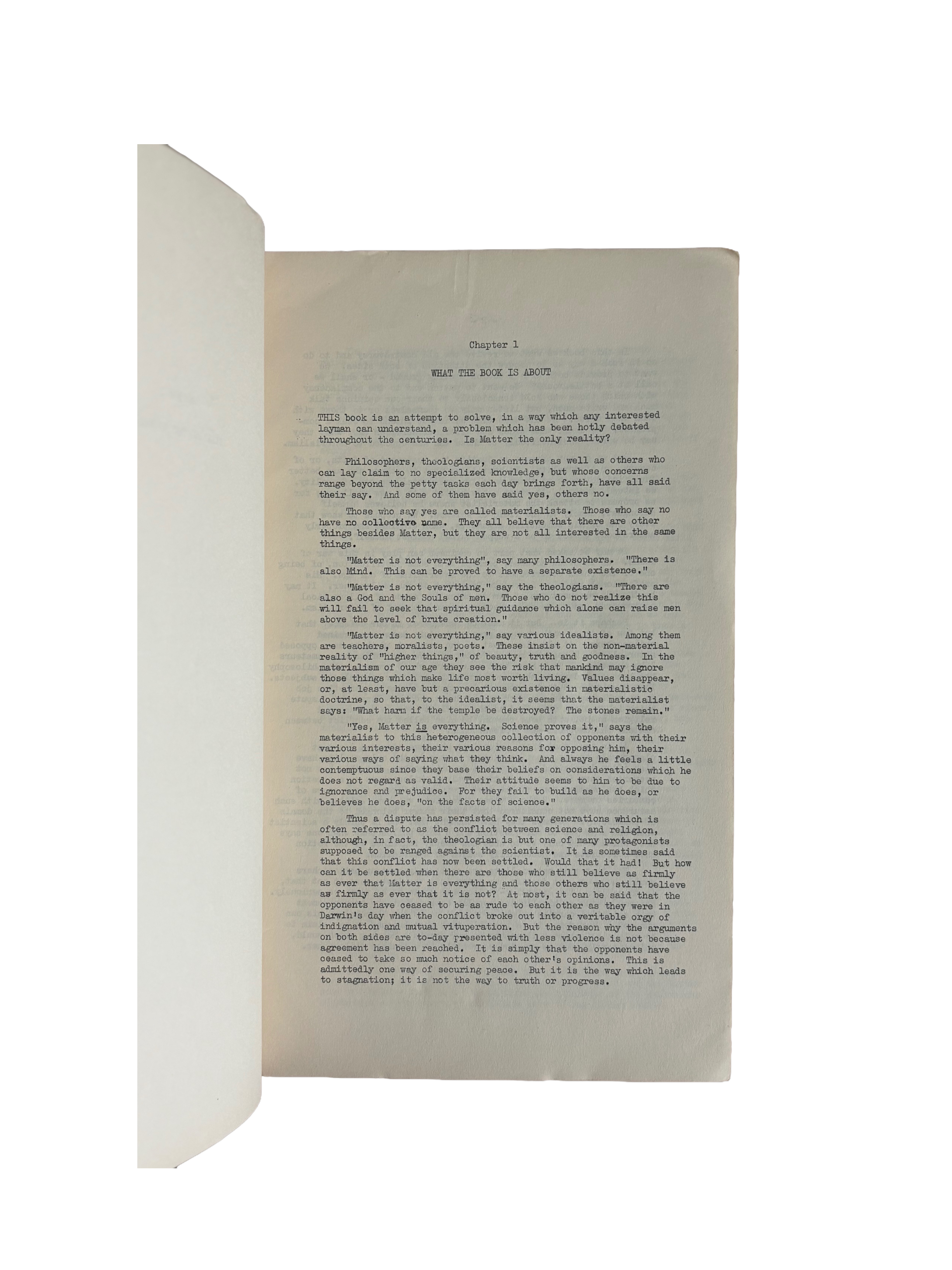 Science Versus Materialism by Reginald O. Kapp