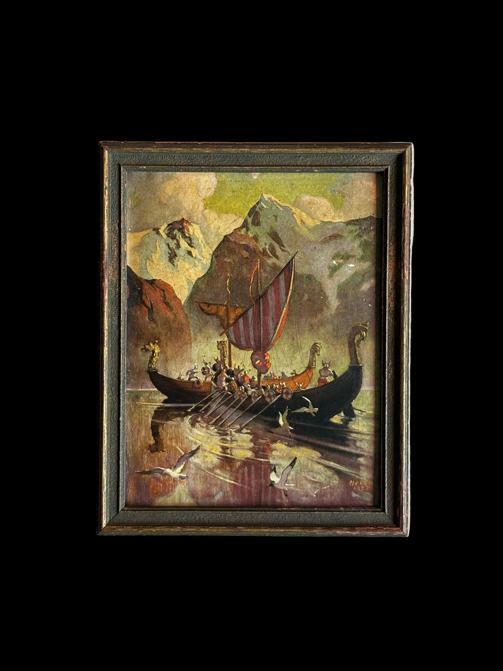 Antique Nautical Print Set