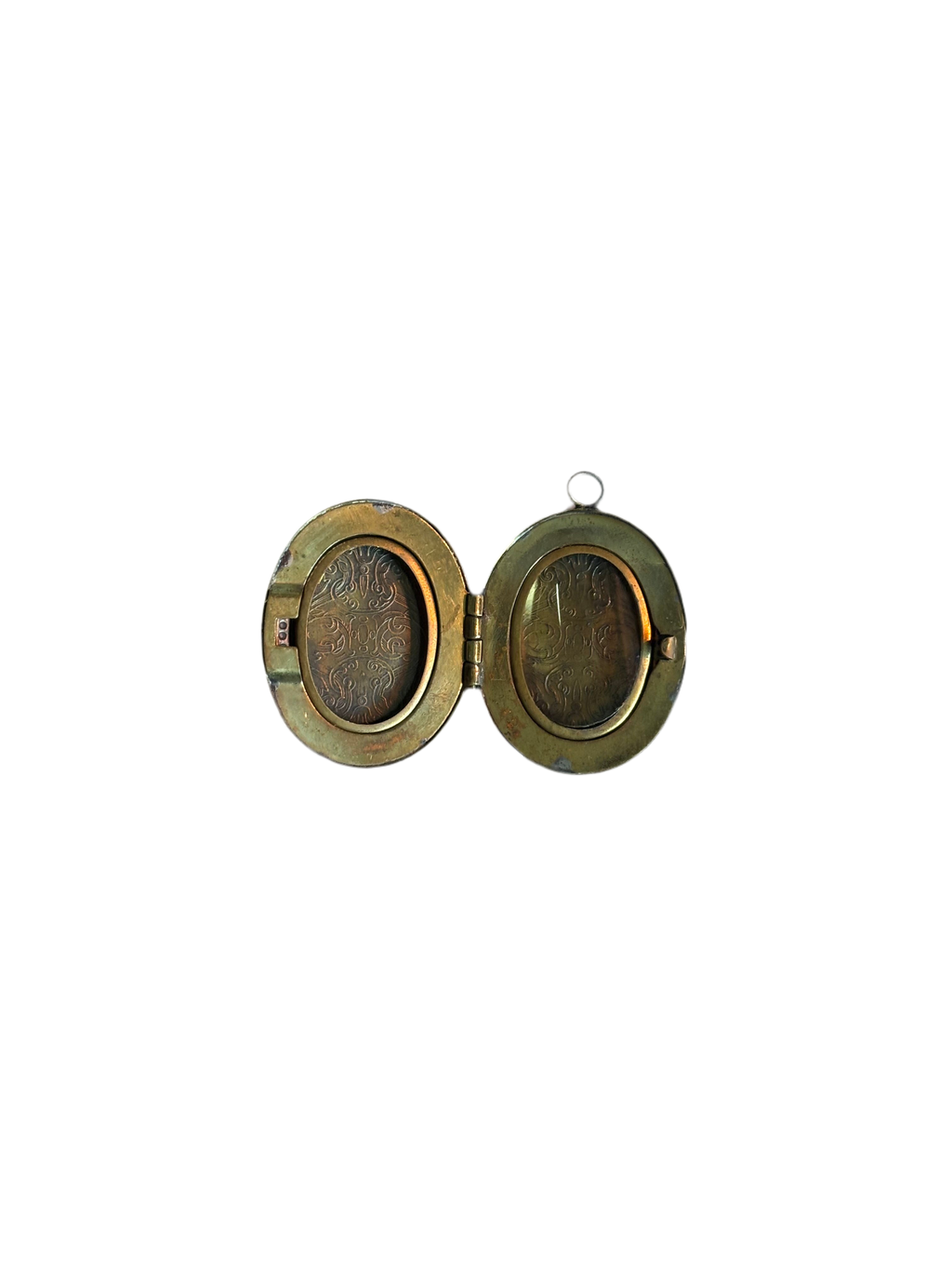 Victorian Revival Brass Locket