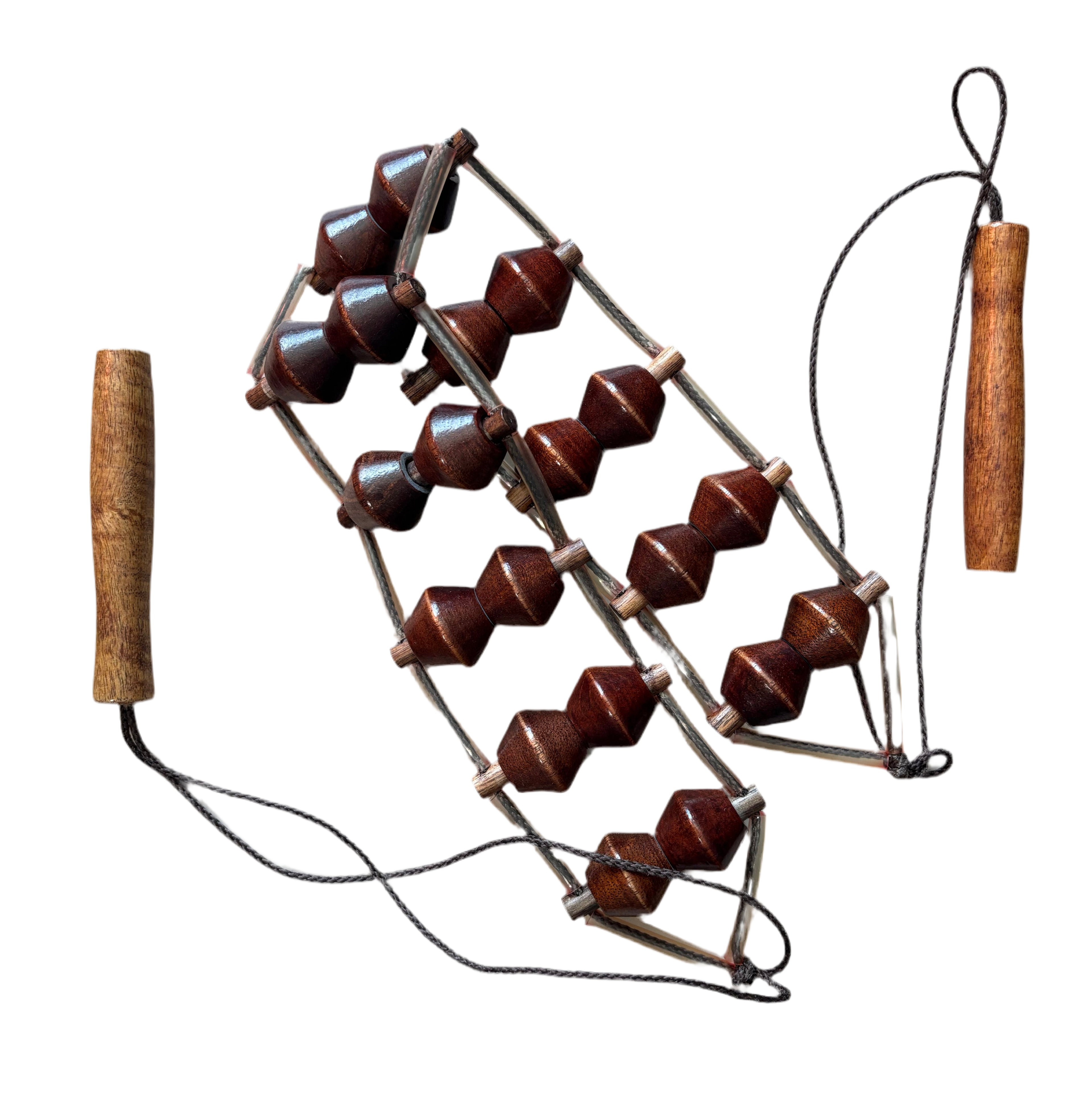 Wooden Bead Back Massager