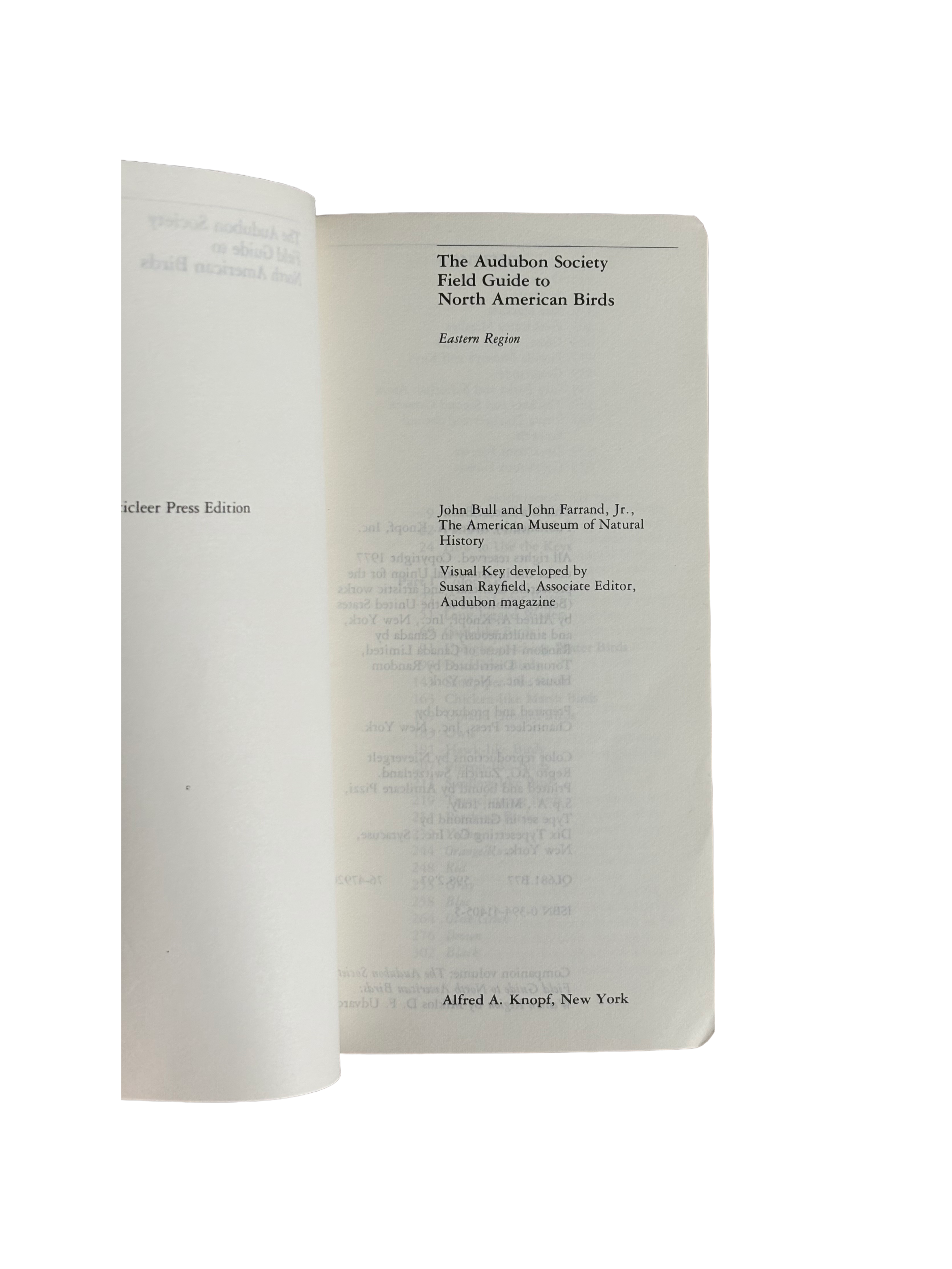 Audubon Society Bird Guide to North American Birds - Eastern Region