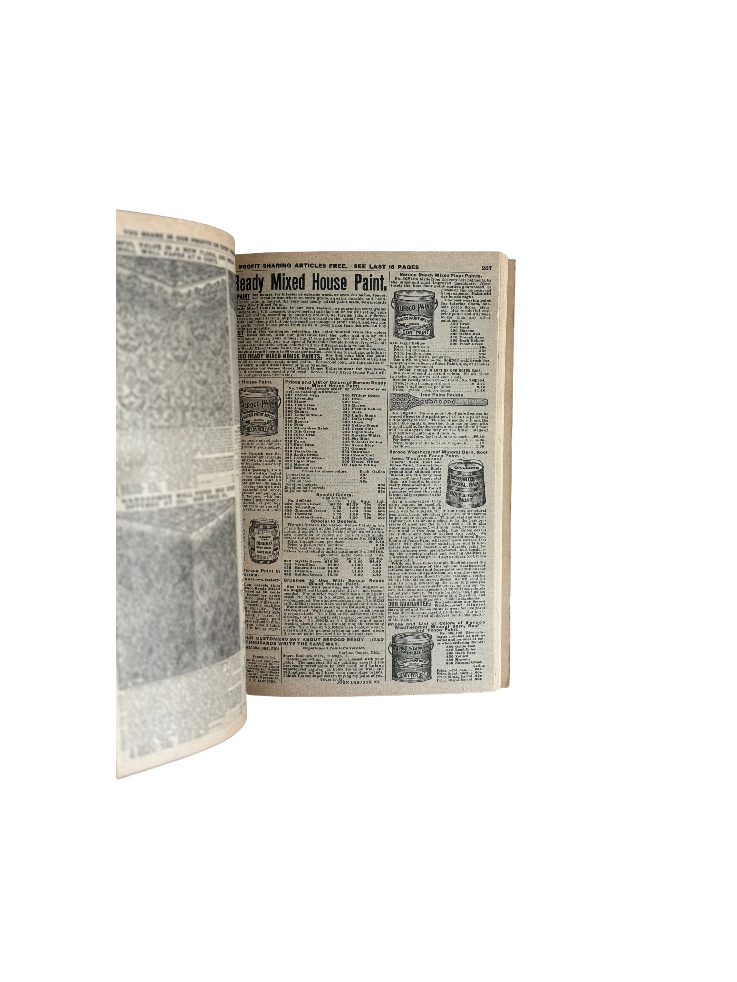 Sears Roebuck Catalog: Consumers Guide - Fall 1909