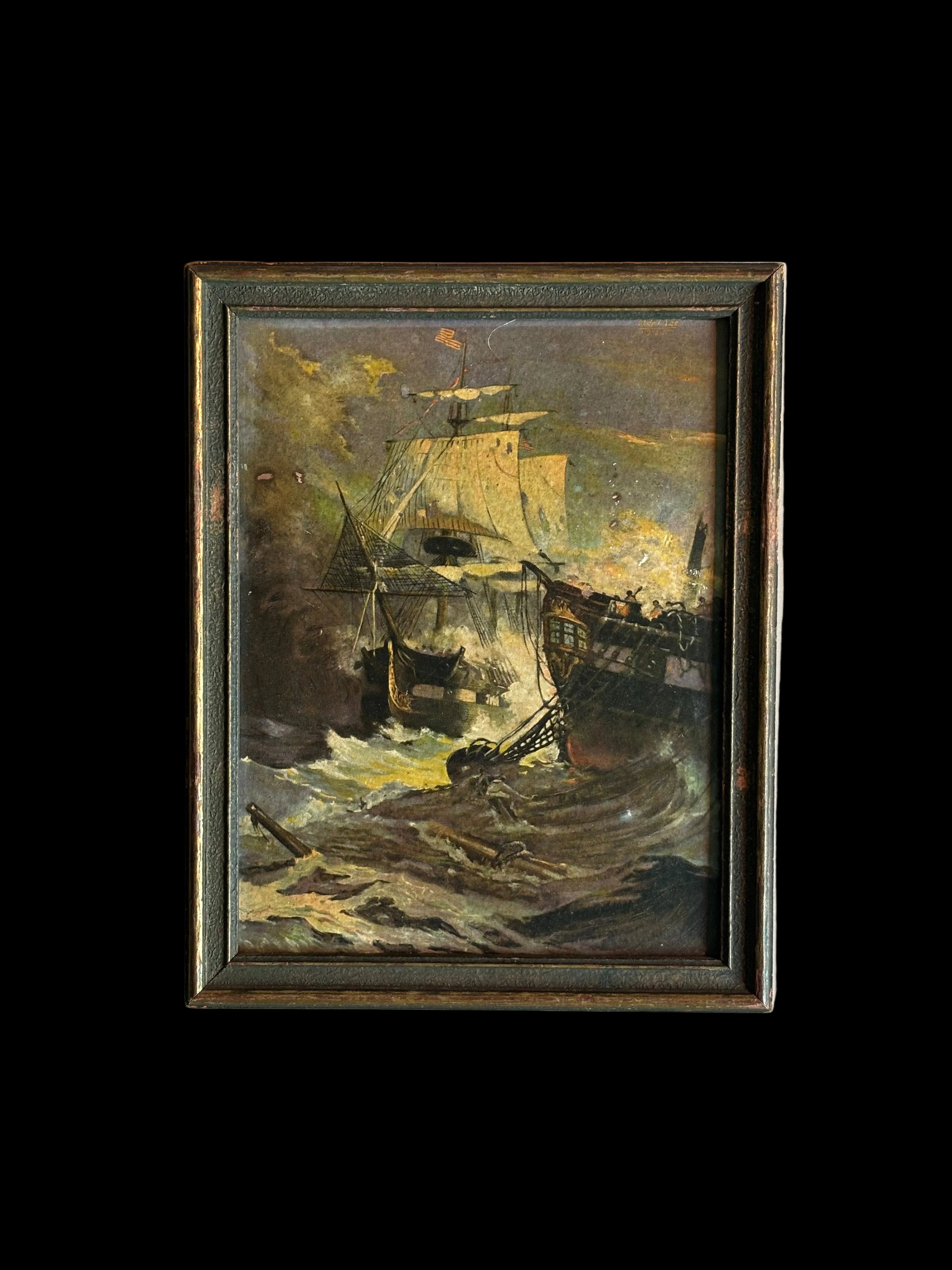 Antique Nautical Print Set