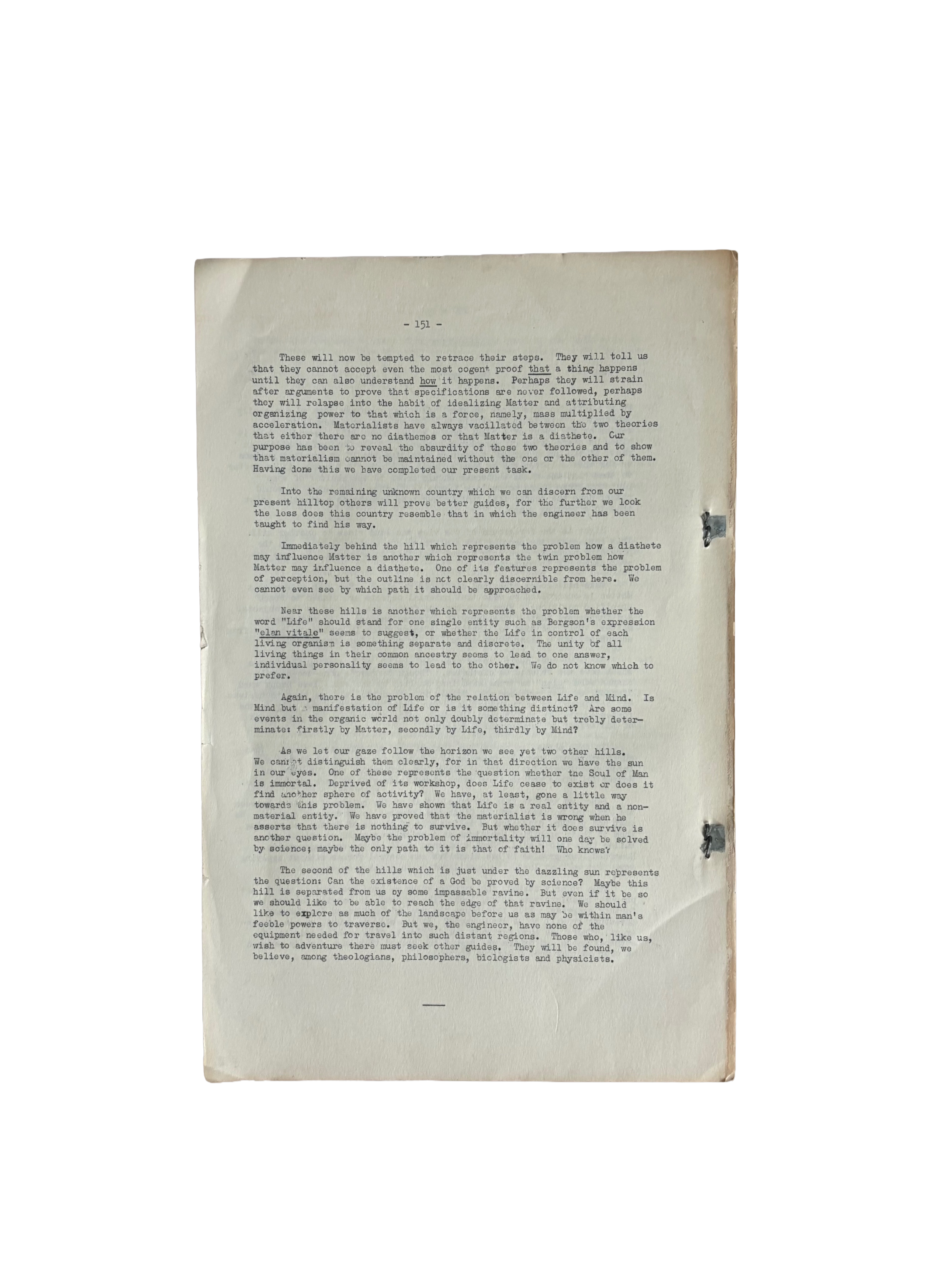 Science Versus Materialism by Reginald O. Kapp