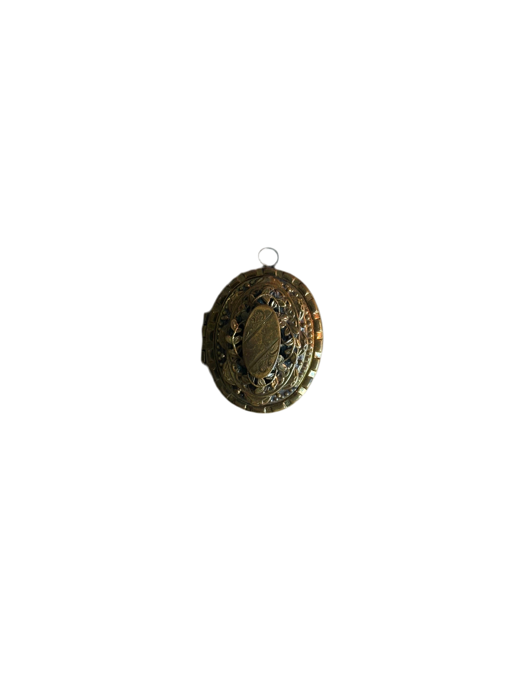 Victorian Revival Brass Locket