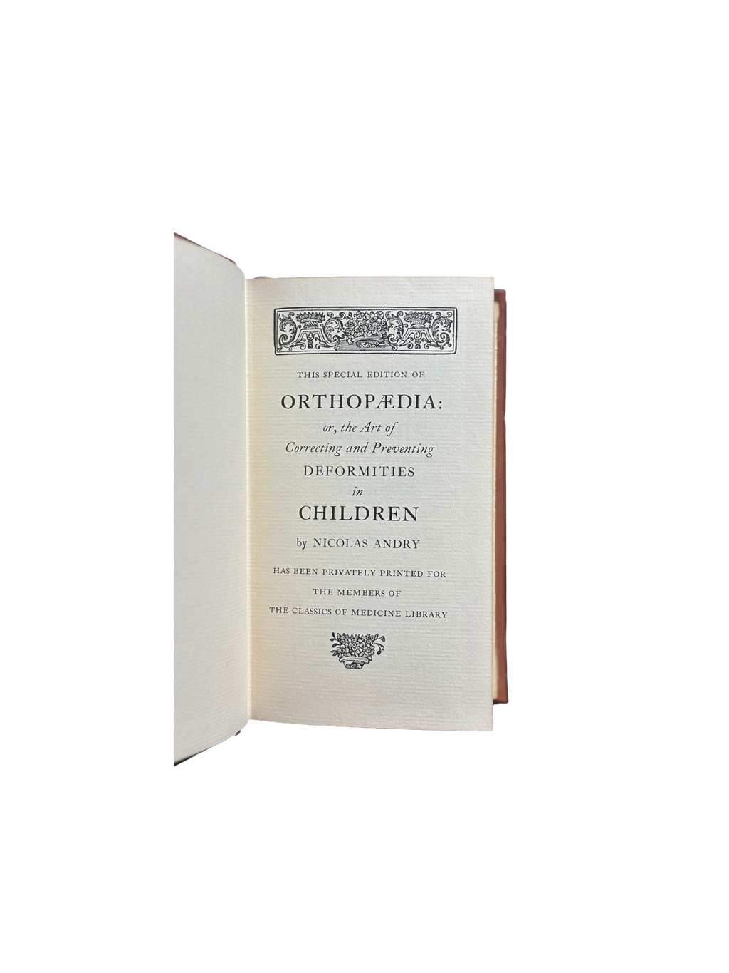 Orthepædia by Nicolas Andry