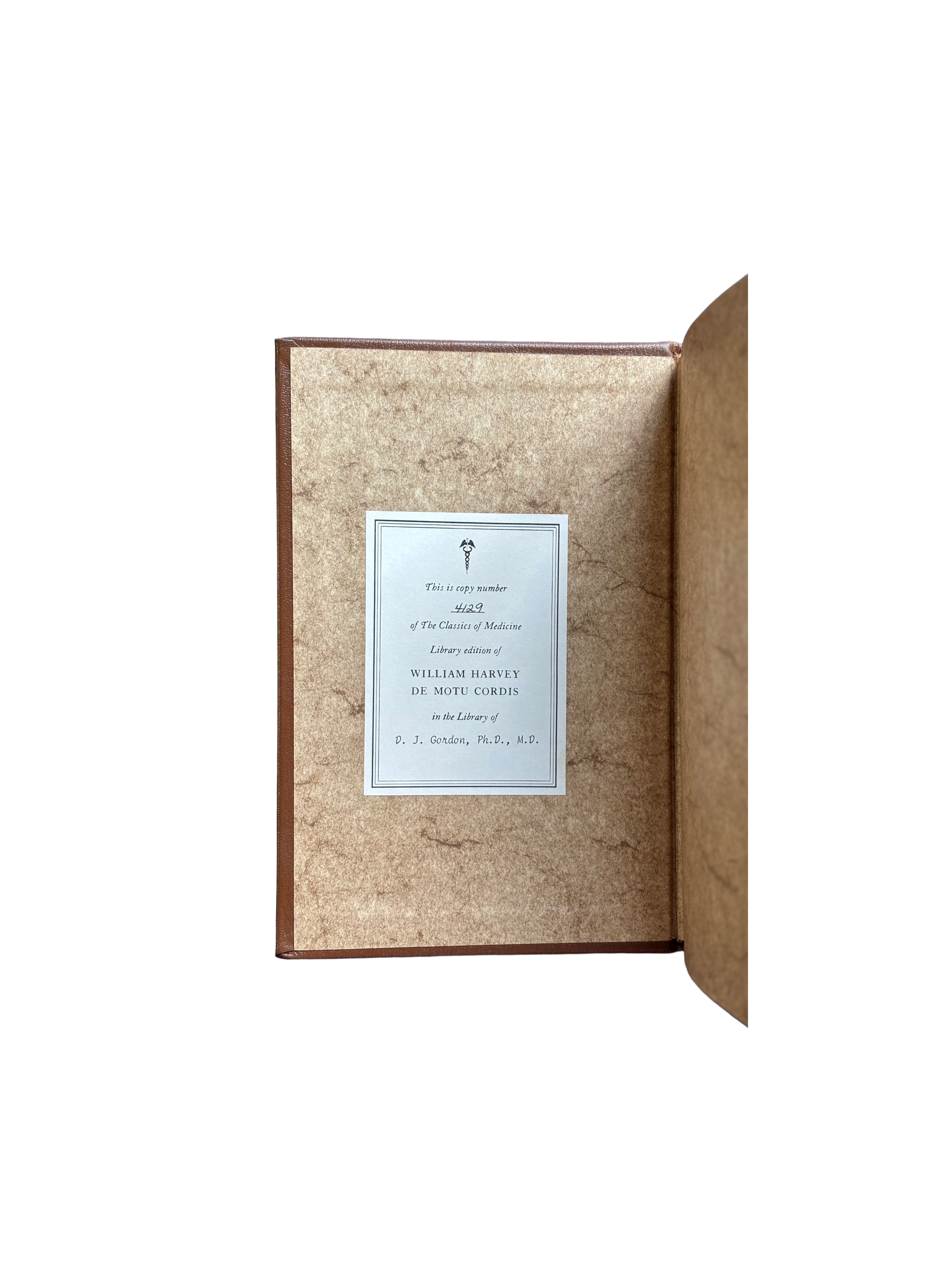 William Harvey De Motu Cordis