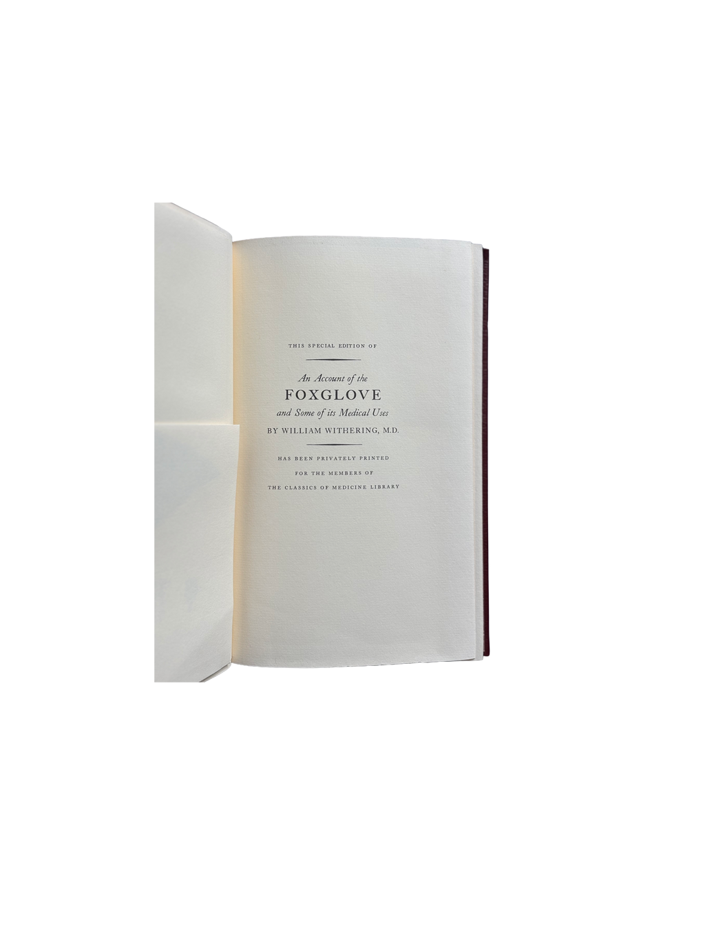 An Account of the Foxglove by William Withering, M.D.