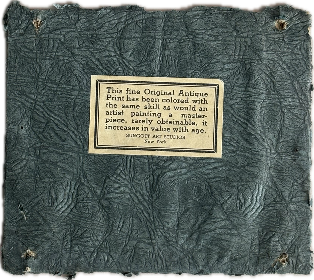 Vintage Scott Monument & Princes Street in Edinburgh Print