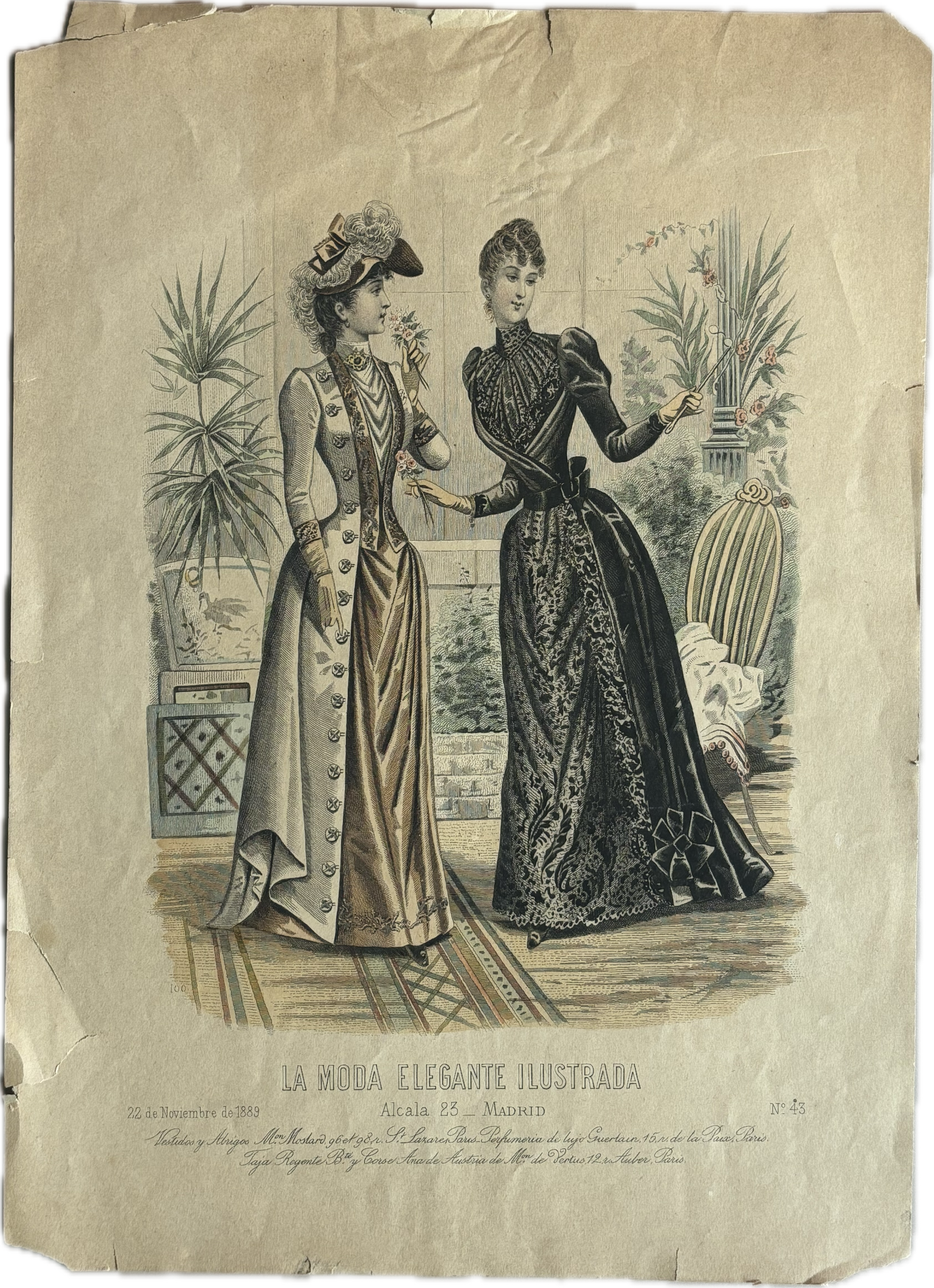 1889 La Moda Elegante Ilustrada