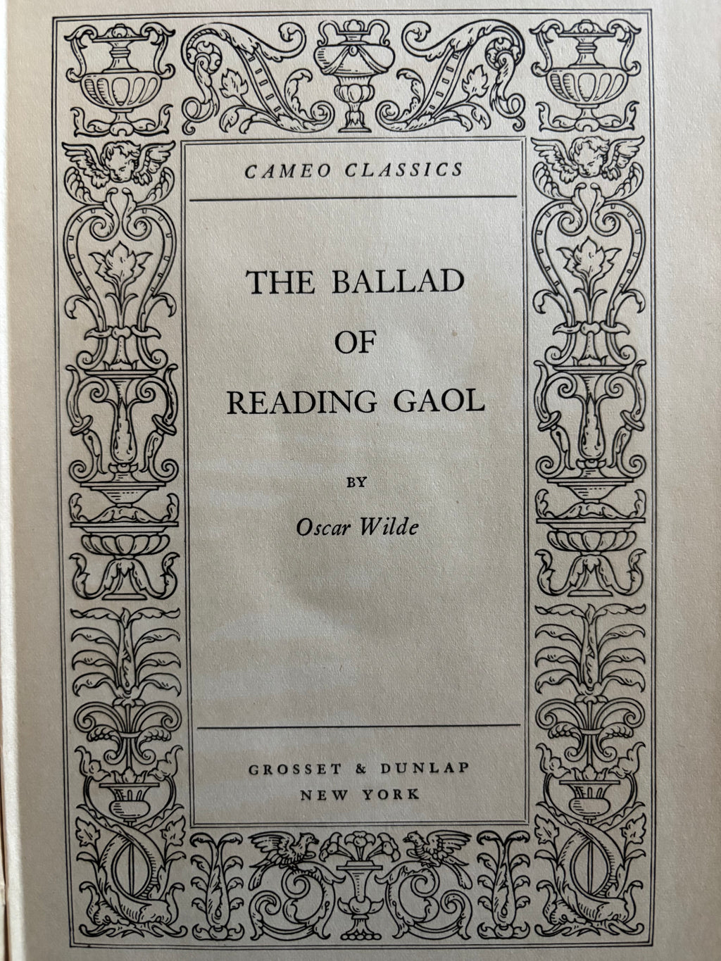 The Ballad of Reading Gaol