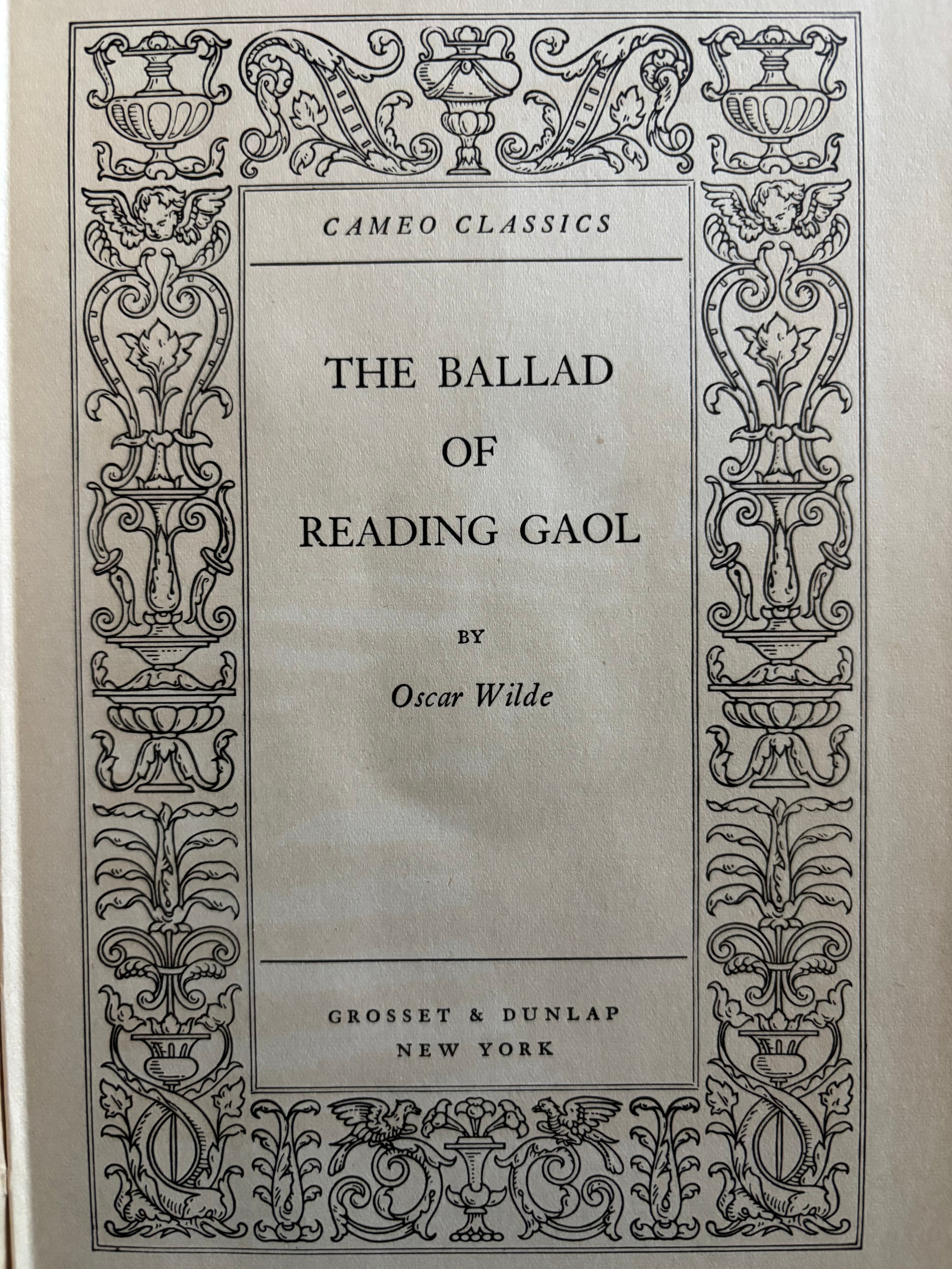 The Ballad of Reading Gaol