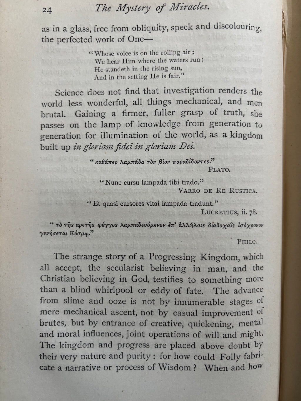 The Mystery of Miracles