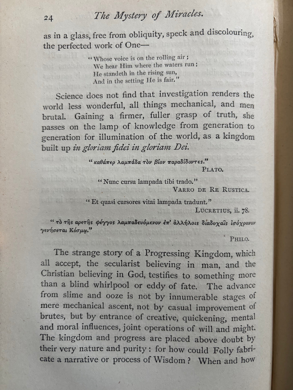 The Mystery of Miracles