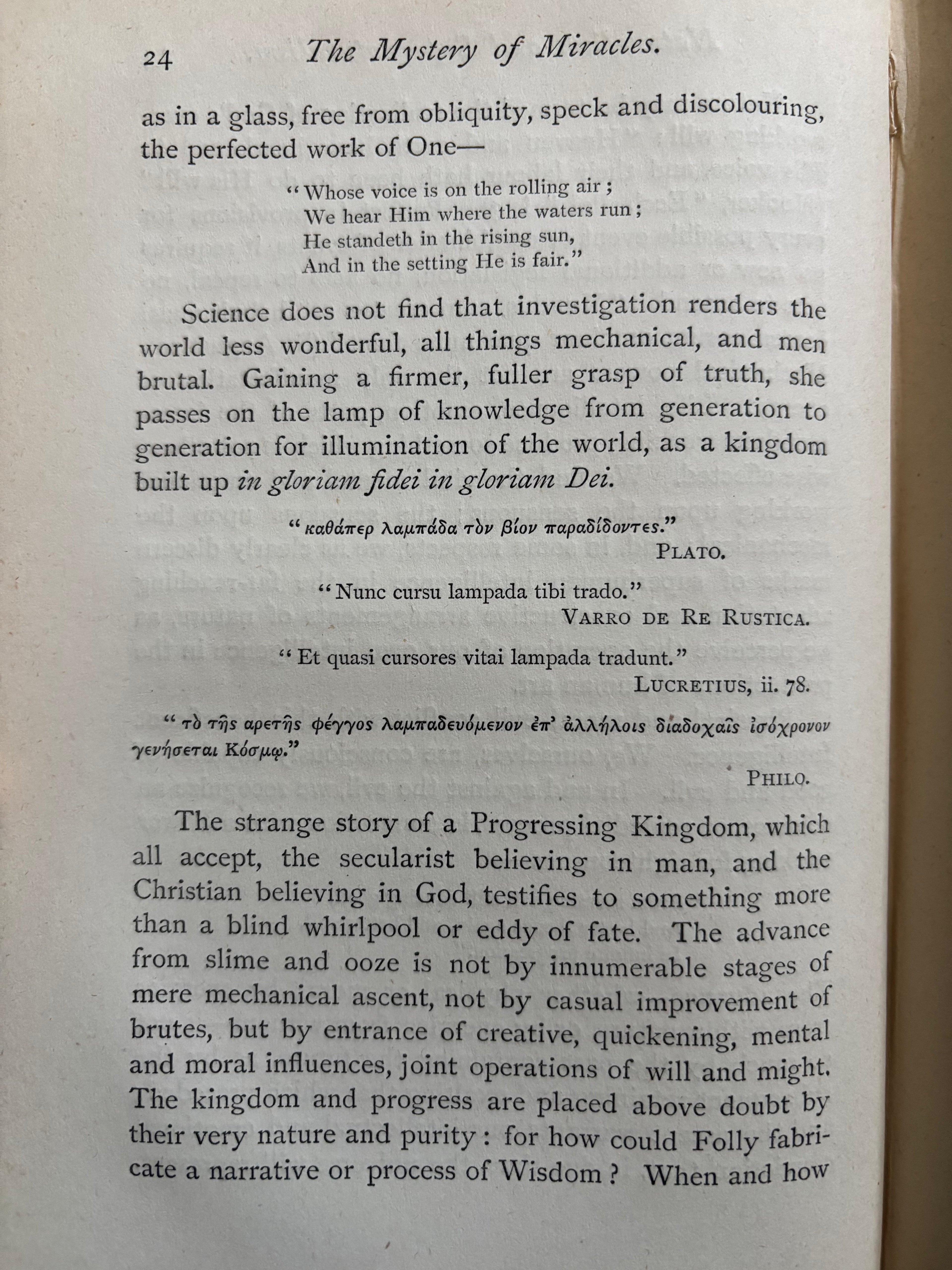 The Mystery of Miracles