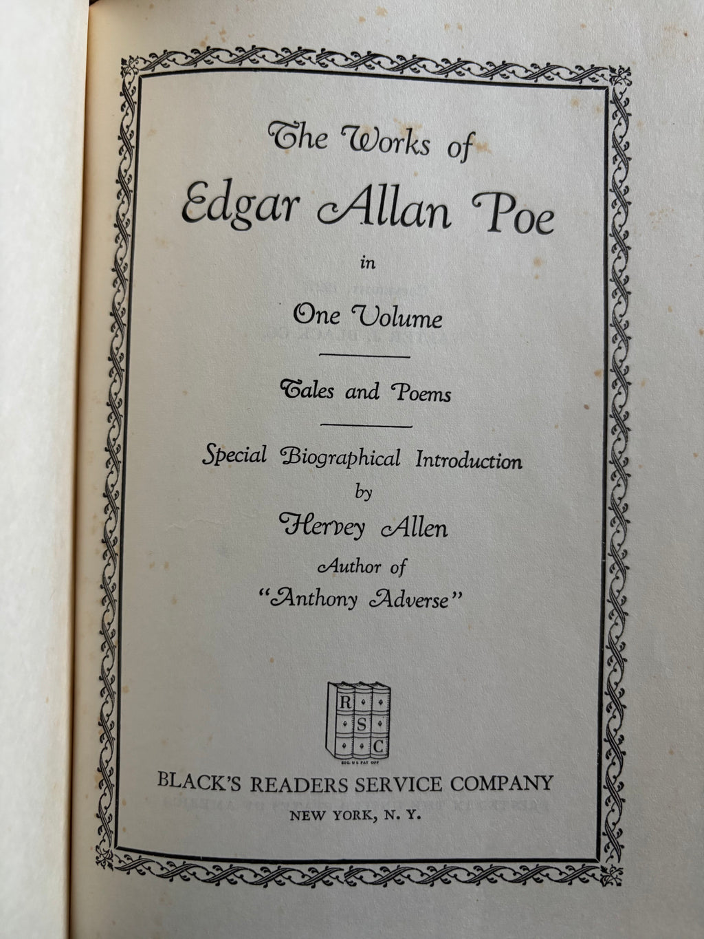 The Works of E.A. Poe