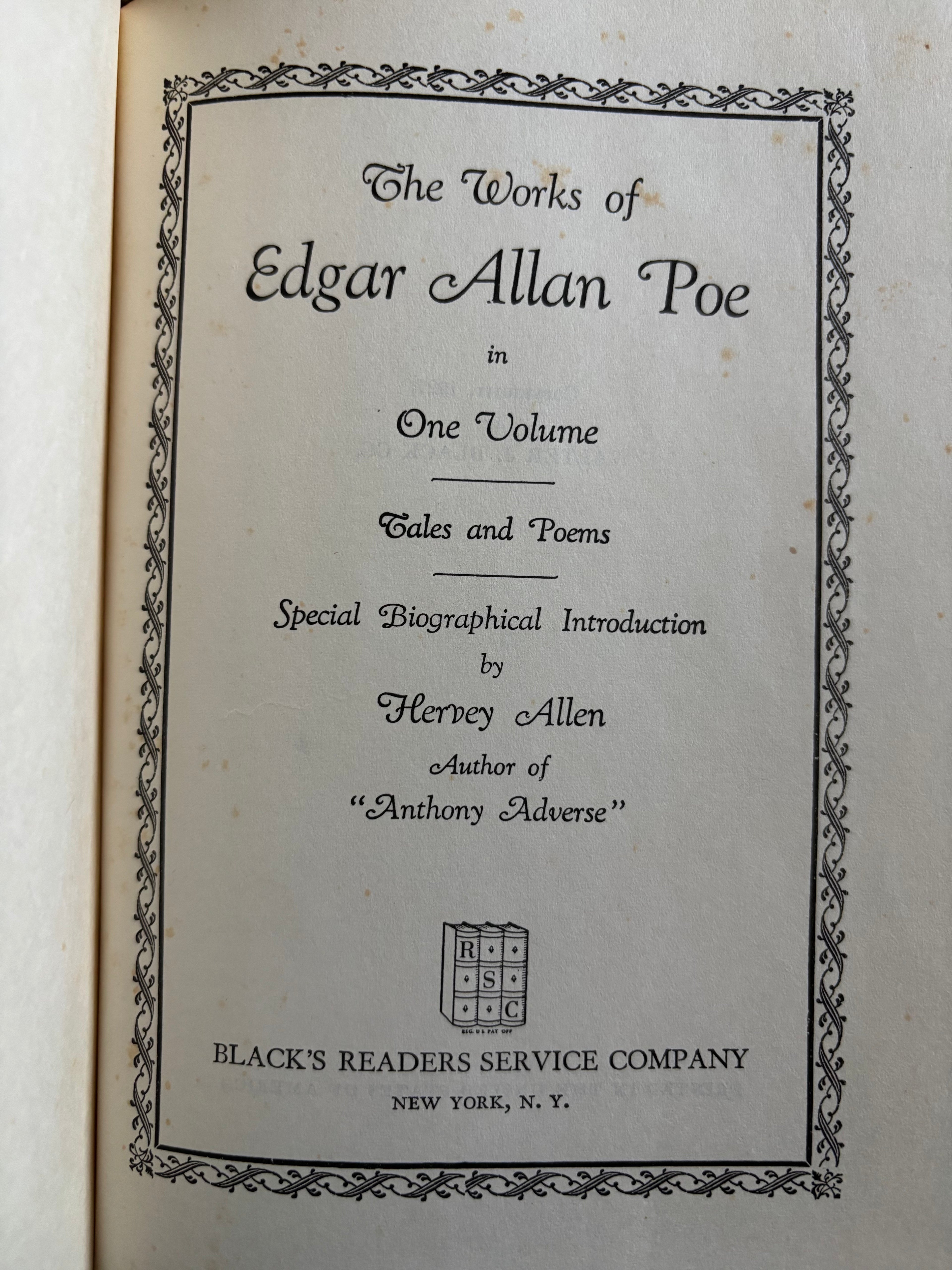 The Works of E.A. Poe